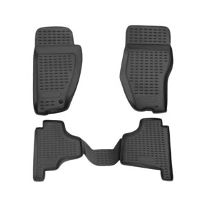 Jeep Liberty Floor Mats - Omac - Rubber TPE - Black - '08-'12 Jeep Liberty Floor Mats - Omac - Rubber TPE - Black - '08-'12